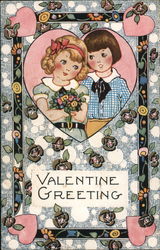 Valentine Greeting Postcard