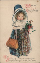 A Merry Christmas Children Ellen Clapsaddle Postcard Postcard Postcard