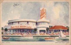 Pabst Blue Ribbon Casino Postcard