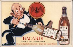 Bacardi - Carta De Oro Y Carta Blanca Postcard