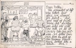 Dear Folks - The Snapshot At Left Postcard