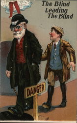 The Blind Leading the Blind Postcard