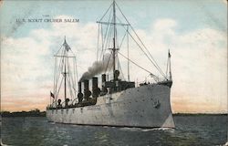 U.S. Scout Cruiser Salem Postcard