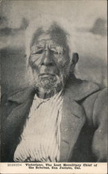 Victoriano, Last Hereditary Chief of the Sobaba Indians San Jacinto, CA Postcard Postcard Postcard