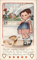 "Haste Makes Waste" But I'm In Haste To Have You Waste Your Affections On Me Postcard