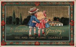 Valentine Dearest - You and You Alone, Dearest Children Postcard Postcard Postcard