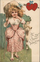 To My Sweet Valentine Postcard