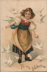 To My Valentine Postcard