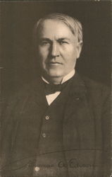 Thomas Edison Says "I want to see a Phonograph in every Home." Postcard