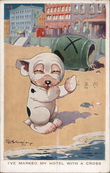 I've Marked My Hotel With a Cross Postcard