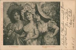 A Trio Of Classy Woman Postcard