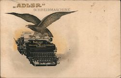 Adler Schreibmaschine Postcard