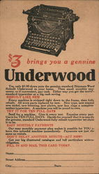 $3 Brings You a Genuine Underwood Postcard