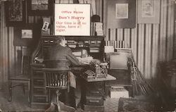 Office Rules - Our time is of no value, have a cigar. Postcard