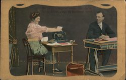 To Catch a Regalish Smile That Dares Soon Drives Away All Business Cares Postcard