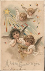 A Happy Easter To You - Hold To Light Postcard