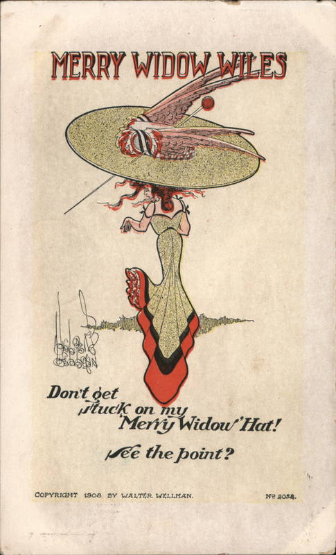 Merry Widow Wiles - Don't Get Stuck Artist Signed