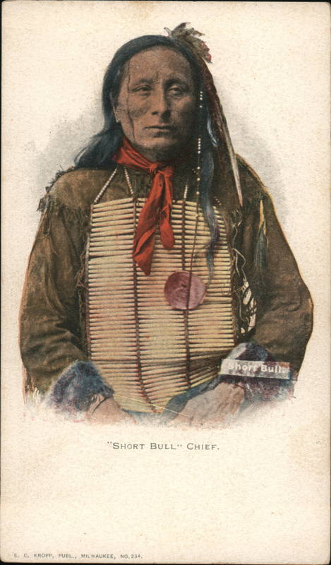 Short Bull Chief Native Americana
