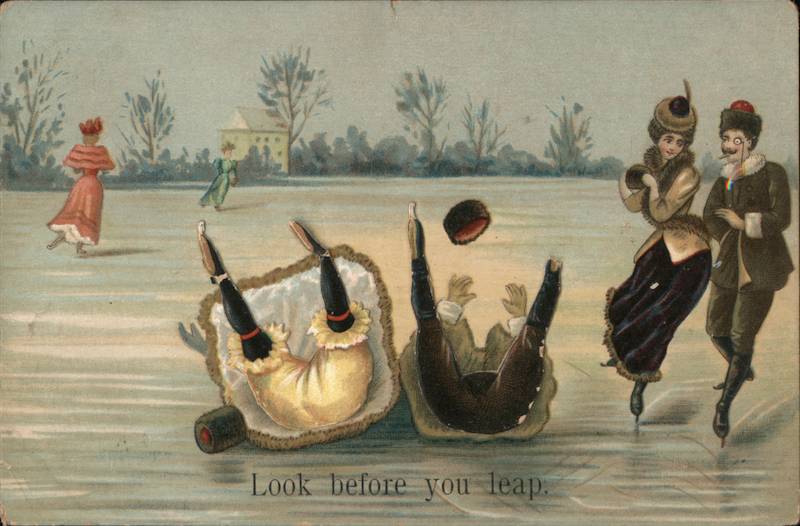 Look before you leap Comic, Funny