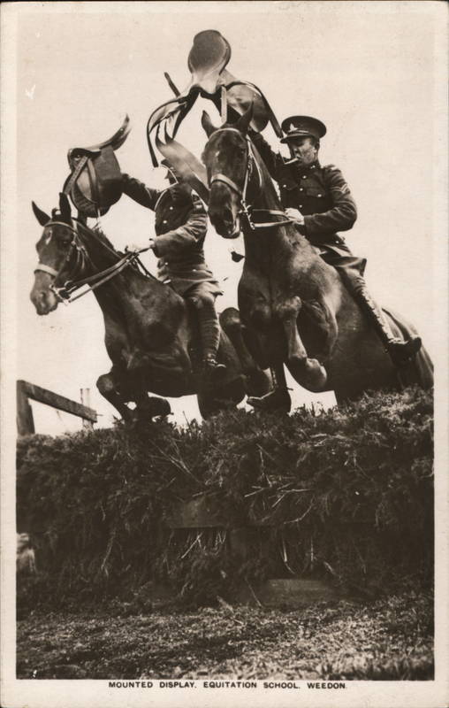 Military Men Riding It's Horses Civil War