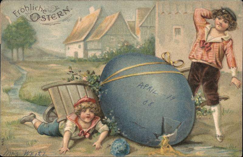 Easter Greetings Eggs