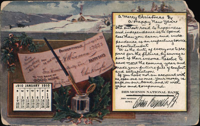 1910 January 1910 - A Merry Christmas