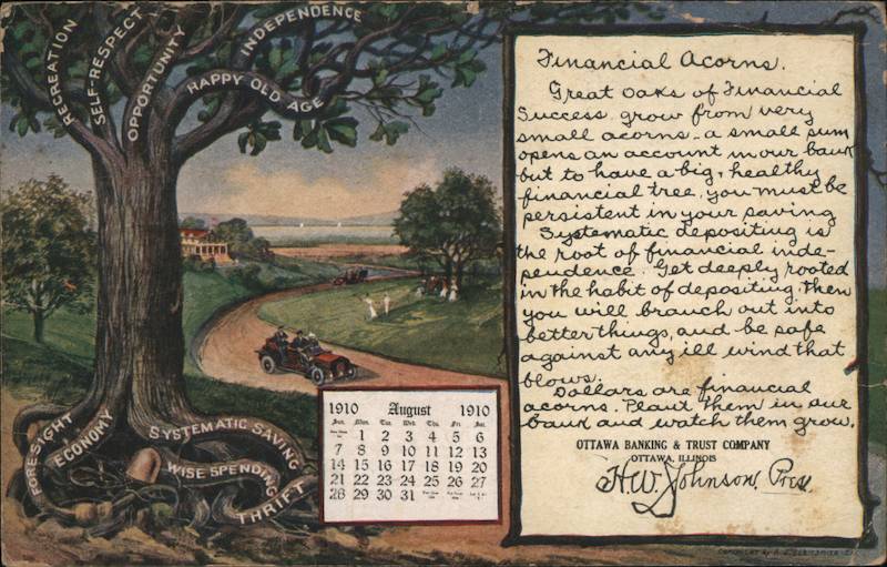 1910 August 1910 - Ottawa Banking & Trust Co. Illinois