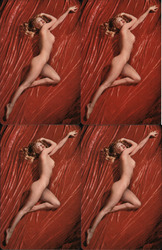 Lot of 4: Marilyn Monroe Nude Playing Cards Ephemera