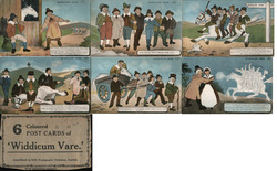 Set of 6: Widdicum Vare Postcard