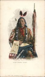 Last Horse Chief - Native American Postcard