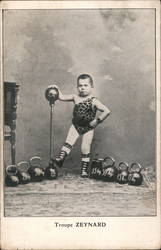 Troupe Zeynard - Strong Small Guy Postcard