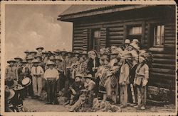 Native Americans and The Sheriffs Postcard