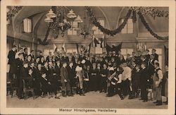 Fencing Mensur Hirschgasse - A Meeting Heidelberg, Germany Postcard Postcard Postcard