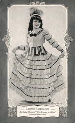 Louise Lorraine - As nadie Elkins Postcard