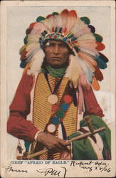 Chief "Afraid of Eagle" Postcard