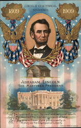 Lincoln Centennial Souvenir Postcard
