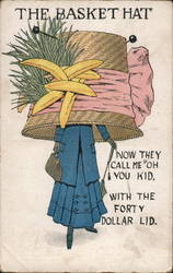 The Basket Hat - Now They Call Me Postcard