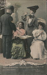 Your Fortune - A Man and Three Women Postcard