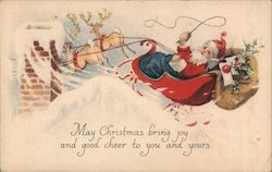 May Christmas bring joy and good cheer to you and yours Postcard