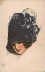 A Picture of a Women's Face Postcard