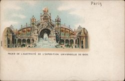 Palais de L'electricite de L'exposition Universelle de 1900 Postcard