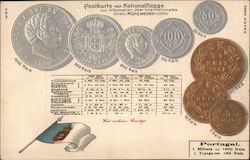 Portuguese Currency Postcard