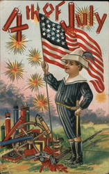 4th of July Postcard