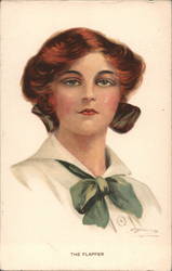 The Flapper - A Picture of a Woman Postcard