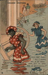 Seaside Sketches - Miss Chief Jones Postcard