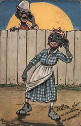 Who's Dat a Callin so Sweet Postcard