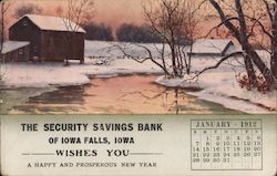 The Security Savings Bank of Iowa Iowa Falls, IA Postcard Postcard Postcard