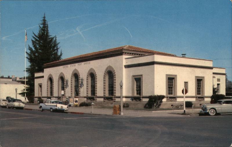 Post Office - Gateway to Yosemite National Park Merced California