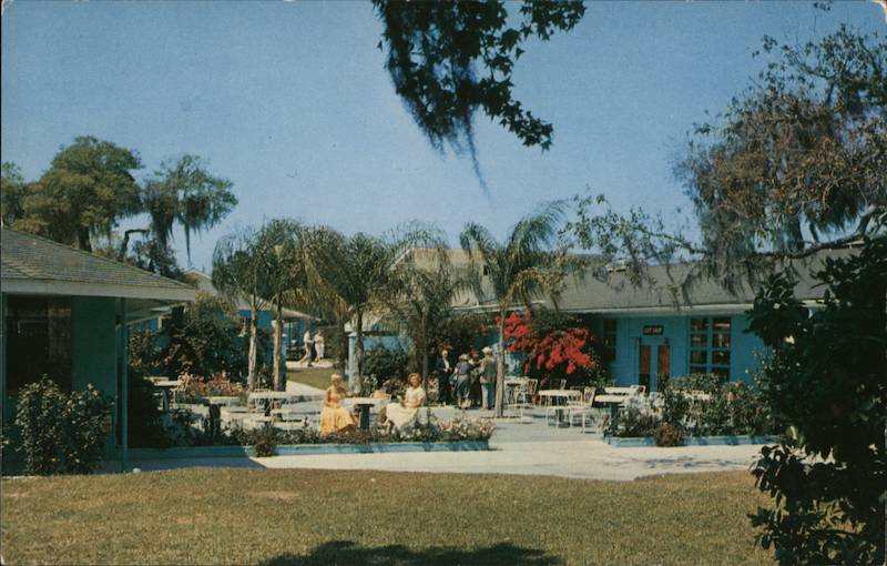 Patio between Coffee Shop and Main Building Weeki Wachee Florida