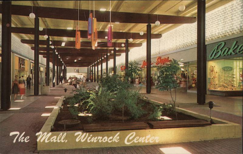 The Mall, Winrock Center Albuquerque, NM Postcard